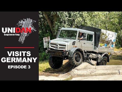 UNIDAN VISITS GERMANY EP 3 - Unimog Test Track, Where Mercedes Makes Trucks & Merex!