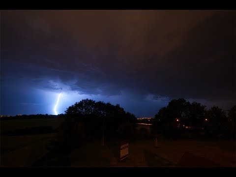 Positive lightning barrage, Hošťálkovice - 23.6.2017