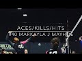 #40 MarKayla J Mayhoe 2019 Club VB Highlights Aces - Kills - Hits 