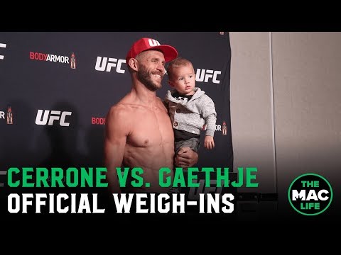 UFC Vancouver Official Weigh-Ins: Main Card