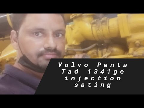 volvo penta TAD 1341ge tapit sating and injectior sating.