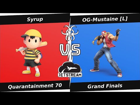 Quarantainment 70 Grand Finals - Syrup (Ness) Vs OG-Mustaine [L] (Terry) - SSBU