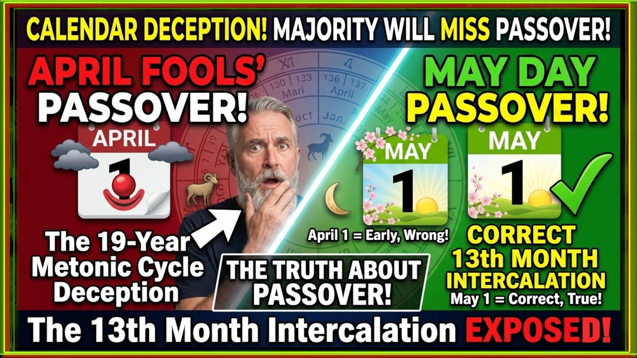 Passover 2026 Explained: The 19 year Metonic Cycle vs the TRUE HEBREW Calendar
