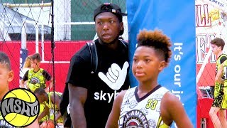 Nate Robinson's SON has TOO MUCH SAUCE - 6th Grader Nyale Robinson GOES off at EBC Camps