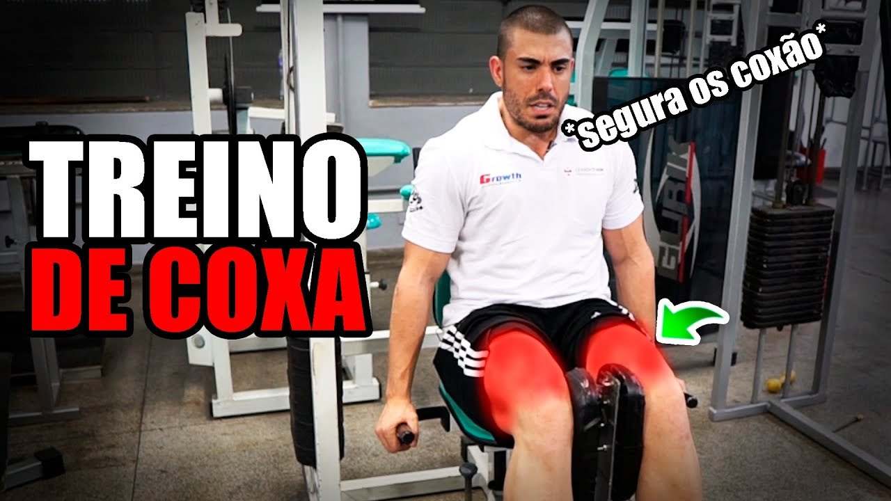 Treino de coxa - vulgo treino de perna