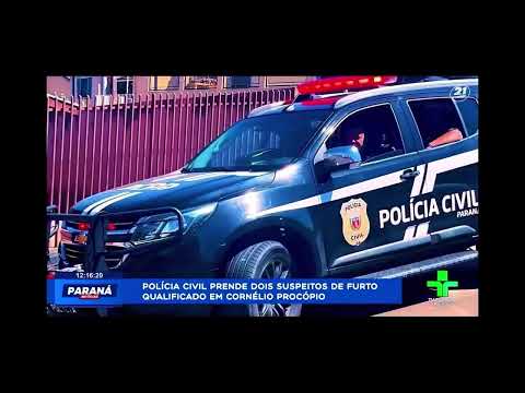 Prisão de bandidos em Cornelio Procopio | Paraná Notícias | Tv Cultura Paraná 
