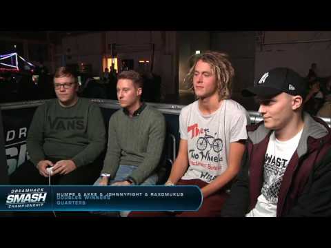 Smash - Humpe & Akke vs. Johnnyfight & Roxomukus - Doubles Quarter-Final - DreamHack Winter
