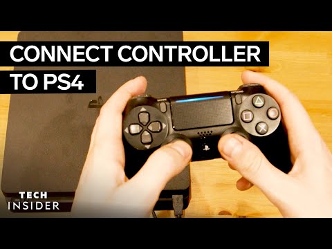 Part of a video titled How To Connect PS4 Controller To PS4 (2022) - YouTube