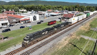 Southbound Norfolk Southern 29A heads thru Spring City Tennessee
