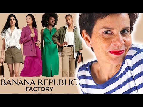 Você consegue parecer caro com roupas da fábrica Banana Republic?