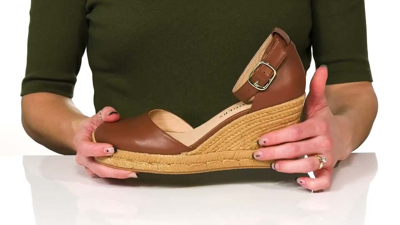 Jack Rogers Palmer Closed Toe High Wedge Espadrille SKU: 9700878