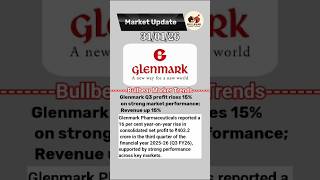 Glenmark Share letest news| Share Market Update| Bullbear Market Trends