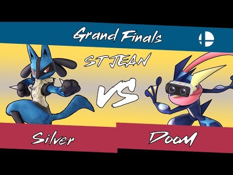 Silver (Lucario) vs DooM (Greninja, ROB) Grand Finals | St Jean Smash Weekly #8