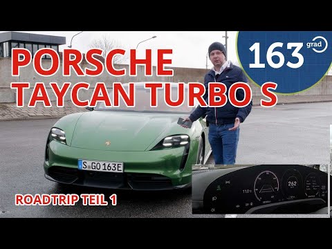 Porsche Taycan Turbo S | 633 km Autobahn Roadtrip | 260km/h | 248 kW CCS Charging | Teil 1