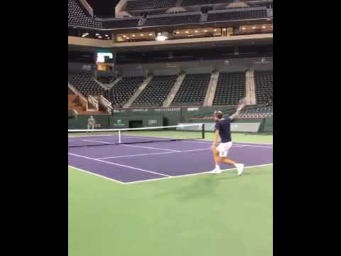 Dominic thiem and Tommy haas one handed backhand