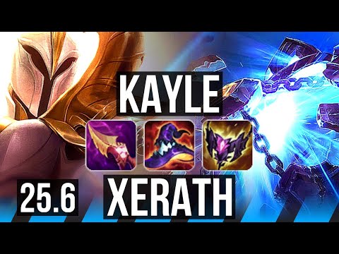 KAYLE vs XERATH (MID) | Rank 9 Kayle, 9/3/7 | EUW Challenger | 25.6