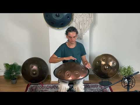 Spirit Soul Handpan | D Paradiso 9 | Edelstahl (Stainless) | 440Hz | D/ F# G A D E F# G A