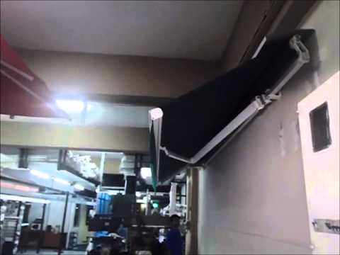 Opening of Francia® Motorised Retractable Awning