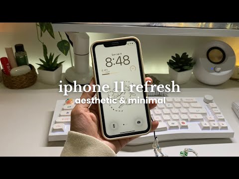 organizing my iphone 11 in 2026 🎐 aesthetic & minimal setup