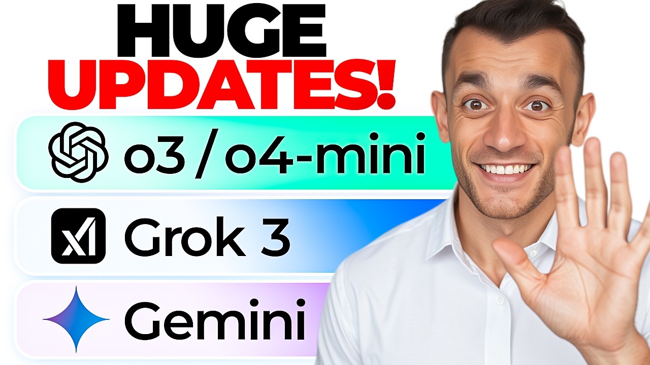 AI News: Gemini Flash 2.5, o3 + o4, Grok Studio + Much More!