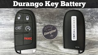 How To Replace A Dodge Durango Remote Key Fob Battery 2014 - 2024 DIY Change Replacement Batteries