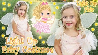 Light Up Magical Fairy Costume with Light Up Hair! | Crazy8Family