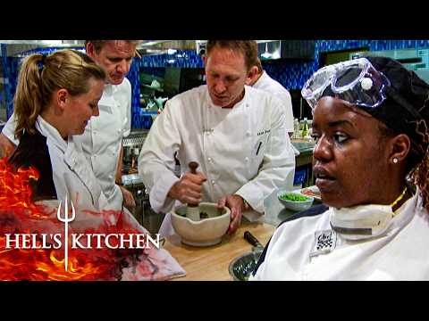 Chefs Scrub Ovens and Spy on a Private Lunch Between Christina and Gordon Ramsay | Hell's Kitchen
