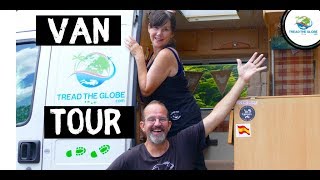 VAN TOUR of our TINY HOME on WHEELS | Driving around the WORLD [S4-E11]
