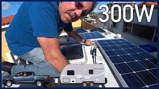 300W Solar Upgrade and New Fantastic Vent