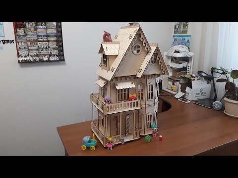 Кукольный домик ТЕРЕМОК из дерева Как собрать Лучший подарок девочке