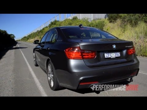 2013 BMW ActiveHybrid 3 M Sport engine sound and 0-100km/h