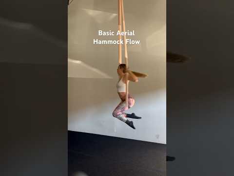 Basic aerial hammock spin flow choreography. #aerial #aerialhammock #aerialyoga #aerialyogaflow