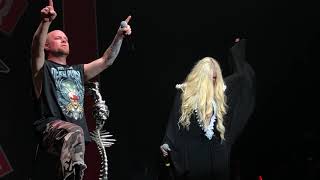5 Finger Death Punch with Maria Brink performing The Bleeding @Rock Allegiance in BB&amp;T Amphitheater