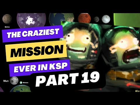 Eve Gives Gravity Assist During Moho-Minmus Transit - With Landing and Ascent