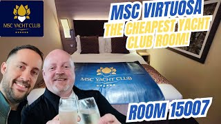 Inside the CHEAPEST Yacht Club Suite on MSC Virtuosa!