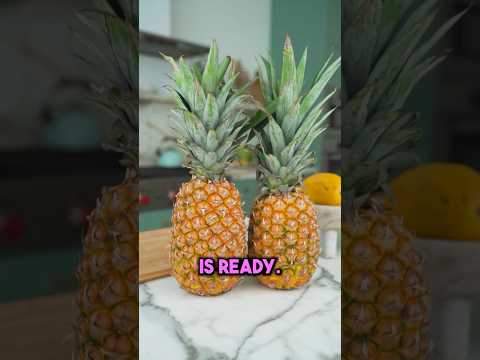 how to tell if your pineapples are ripe