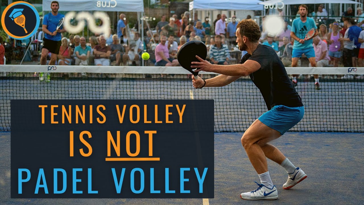 Volley technique: adapting from tennis to padel