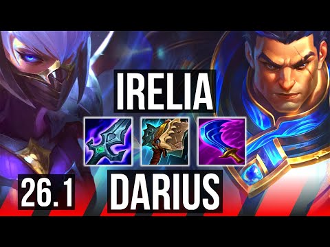 IRELIA vs DARIUS (TOP) | EUW Master | 26.1