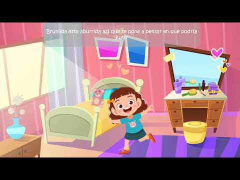 Brunilda juega en casa. (Cuento para prevenir accidentes para preescolar)