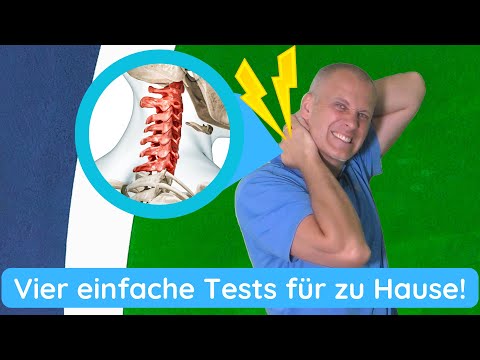 Bandscheibenvorfall Halswirbelsäule (HWS) Symptome - 4 einfache Tests