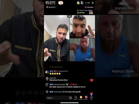 🚫 Papakralle VS Abu Hamza 1 🤯 #tiktok #live #papakralle #abuhamza #barello #beef #match