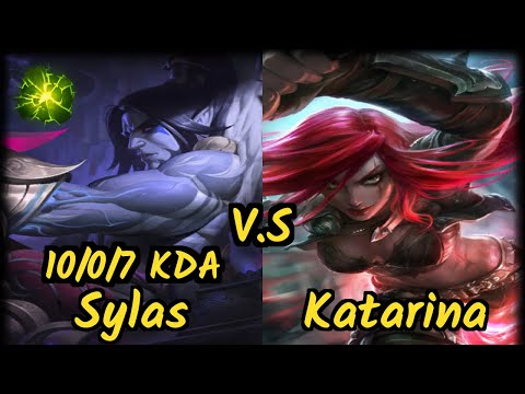 b4dd (SYLAS) vs KATARINA - 10/0/7 KDA MID GAMEPLAY - BR Ranked DIAMOND