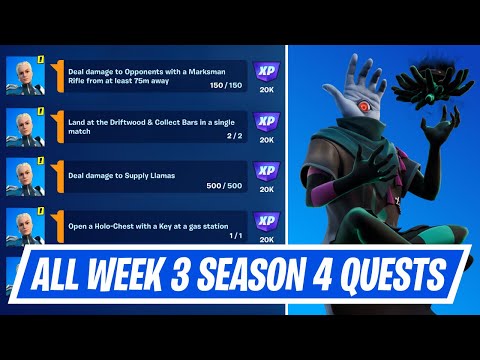 Fortnite Week 3 Quests Guide - How to complete Week 3 Weekly Challenges in Chapter 3 Season 4