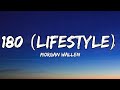 Morgan Wallen - 180 (Lifestyle)  (lyrics)