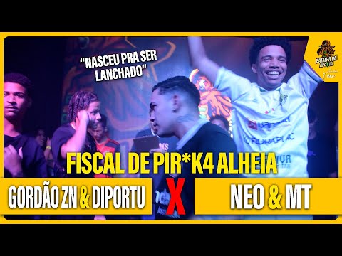 (FISCAL DE PIR*K4 ALHEIA 😂) NEO E MT x GORDÃO ZN E DIPORTU  - 2ª FASE | BATALHA DA APO$TA🤑 #1ano |