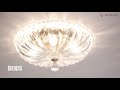 Светильник потолочный 40 см, Crystal Lux DENIS D400 CHROME Хром