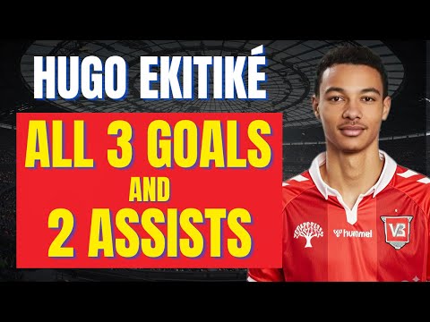 Hugo Ekitike - ALL 3 GOALS & 2 ASSISTS FOR VEJLE BOLDKLUB | Skills & Highlights