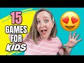 15 FUN Games For Kids NO SUPPLIES REQUIRED