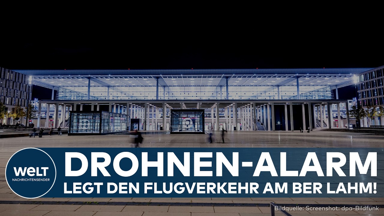DROHNEN-ALARM AM FLUGHAFEN BER: Flugbetrieb gestoppt – Maschinen müssen ausweichen!