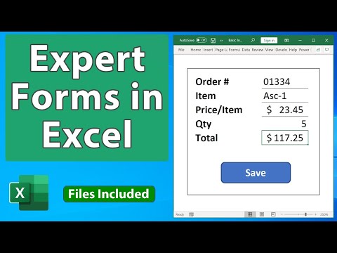 Build Professional Forms in Excel - Data Entry Professional